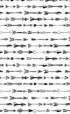 Blackout roller blind Sketch of arrows