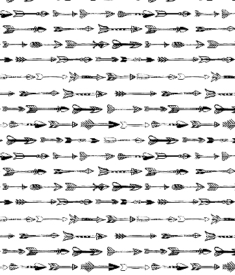 Blackout roller blind Sketch of arrows