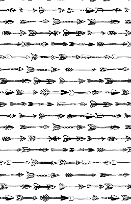 Blackout roller blind Sketch of arrows