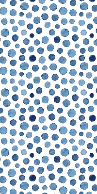 Blackout roller blind for window Blue dots