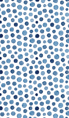 Blackout roller blind for window Blue dots