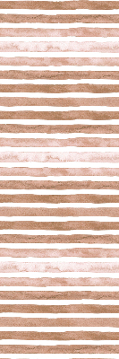 Blackout roller blind Brown painted stripes