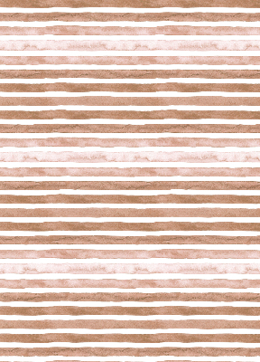 Blackout roller blind Brown painted stripes