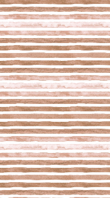 Blackout roller blind Brown painted stripes