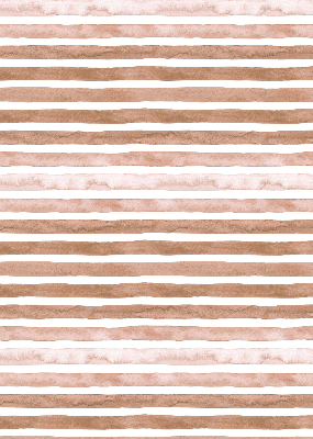 Blackout roller blind Brown painted stripes