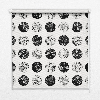 Blackout roller blind for window Granite wheels