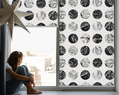 Blackout roller blind for window Granite wheels