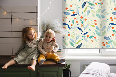 Blackout roller blind for window Mountain ash