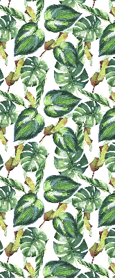 Blackout roller blind Tropical plants