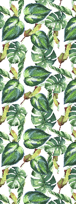 Blackout roller blind Tropical plants