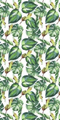 Blackout roller blind Tropical plants
