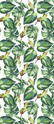 Blackout roller blind Tropical plants