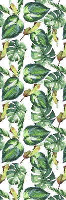Blackout roller blind Tropical plants