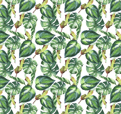 Blackout roller blind Tropical plants