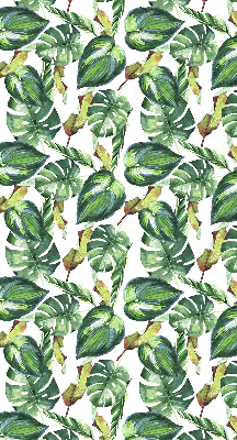 Blackout roller blind Tropical plants