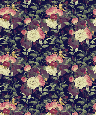 Blackout roller blind Flowers