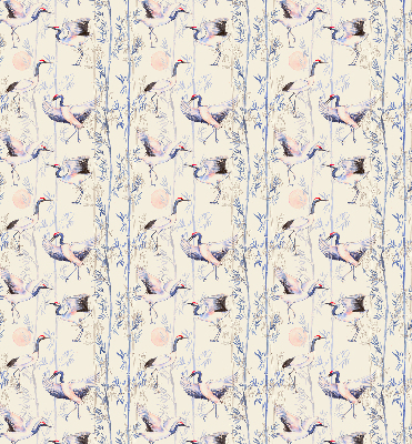 Blackout roller blind for window Herons