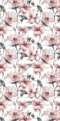 Blackout roller blind Pink flowers