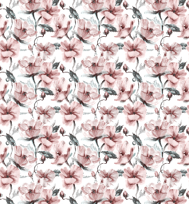 Blackout roller blind Pink flowers