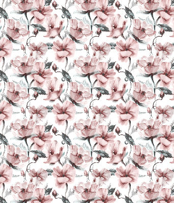 Blackout roller blind Pink flowers