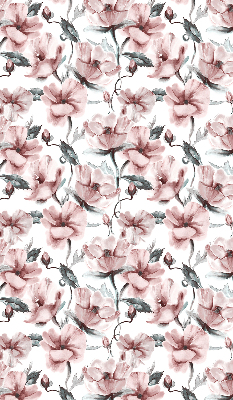 Blackout roller blind Pink flowers