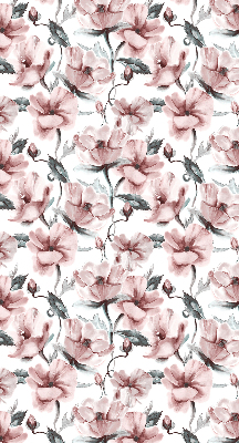 Blackout roller blind Pink flowers