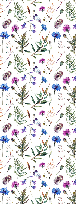 Blackout roller blind Colorful flowers