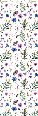 Blackout roller blind Colorful flowers