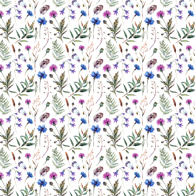 Blackout roller blind Colorful flowers