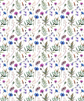Blackout roller blind Colorful flowers