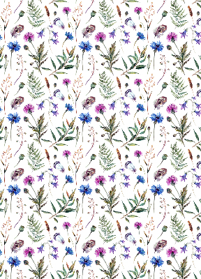 Blackout roller blind Colorful flowers