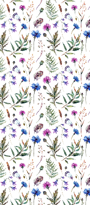 Blackout roller blind Colorful flowers