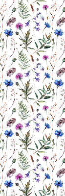 Blackout roller blind Colorful flowers