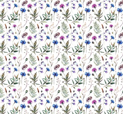 Blackout roller blind Colorful flowers