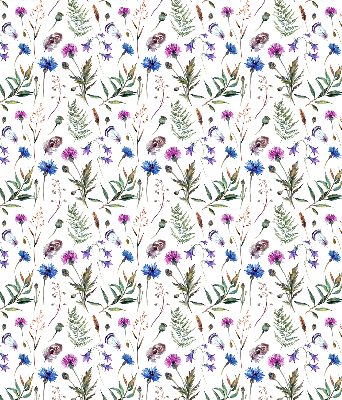Blackout roller blind Colorful flowers