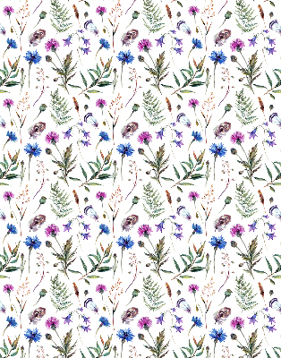 Blackout roller blind Colorful flowers