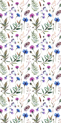 Blackout roller blind Colorful flowers