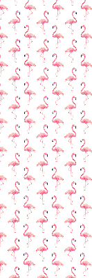 Blackout roller blind for window Flamingos