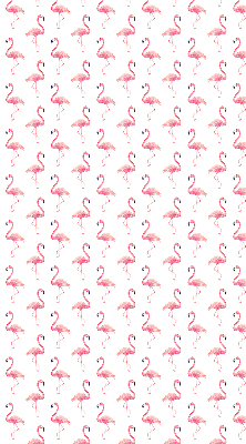 Blackout roller blind for window Flamingos
