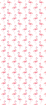 Blackout roller blind for window Flamingos
