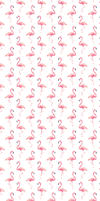 Blackout roller blind for window Flamingos