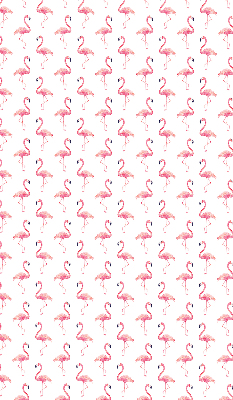 Blackout roller blind for window Flamingos