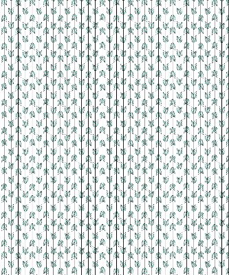 Fabric roller blind for window Small colorful fir trees