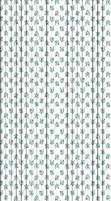 Fabric roller blind for window Small colorful fir trees