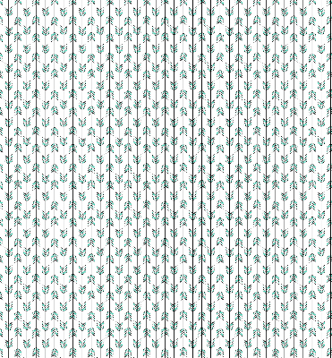 Fabric roller blind for window Small colorful fir trees