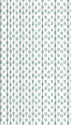 Fabric roller blind for window Small colorful fir trees