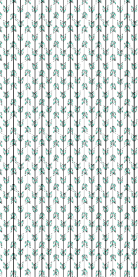Fabric roller blind for window Small colorful fir trees