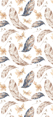 Fabric roller blind for window Leaves