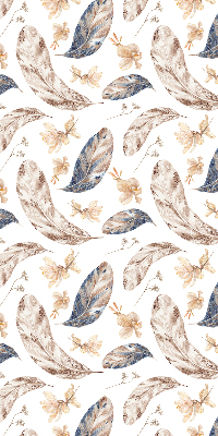Fabric roller blind for window Leaves