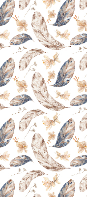 Fabric roller blind for window Leaves